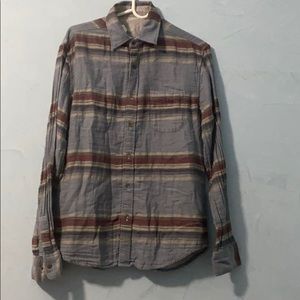 Faherty Soft Organic Cotton Blue Shirt